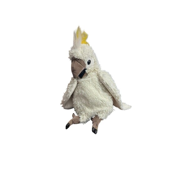 Rare Folkmanis Cockatoo Parrot Puppet White Yellow HTF - Picture 1 of 15